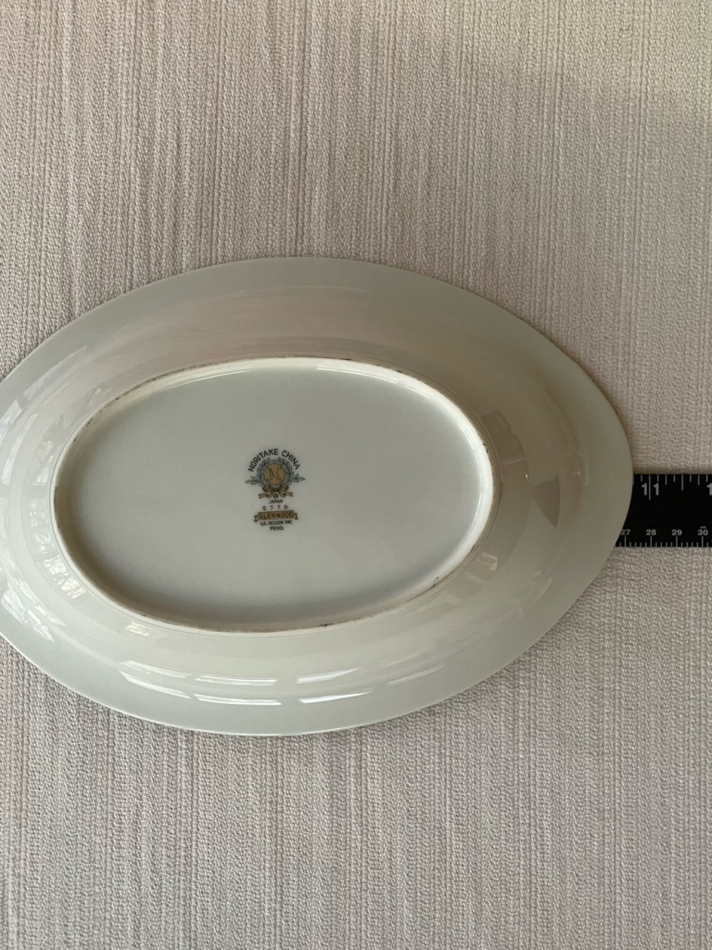 Vintage Noritake Japan GLENWOOD Serving Bowl Oval ~10 3/4” Pattern #5770 EUC - Picture 7 of 8